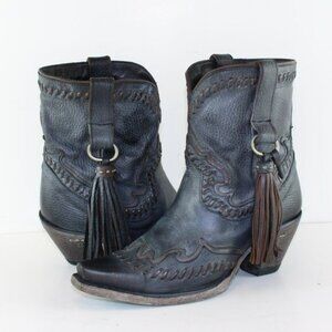 Lane Western Cowboy Ankle Boots Women (6)